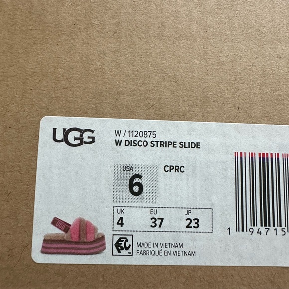 UGG disco slides platform pink and caramel - Picture 5 of 5